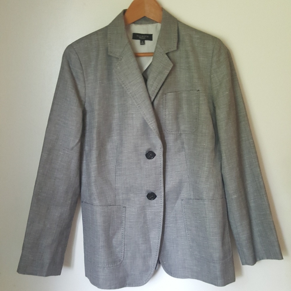 Talbots Wool Linen Blazer